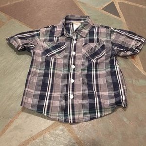 Toughskins Boys Button Down T-Shirt